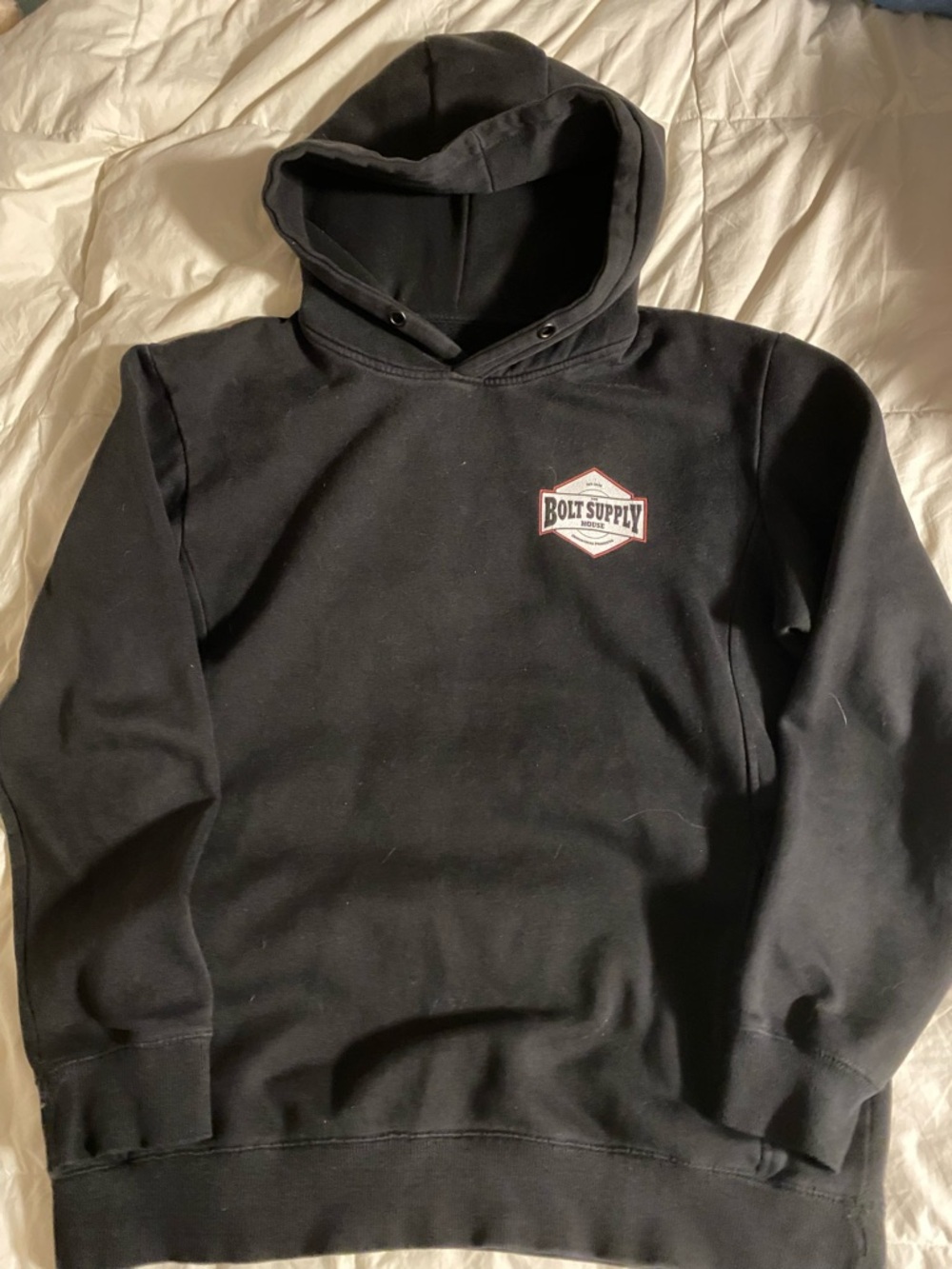 Bolt Supply Hoodie with Back Graphic